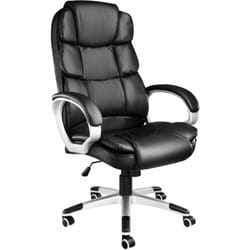 Fauteuil chaise siège de direction avec accoudoir max 120 kg noir