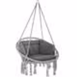 Fauteuil suspendu ELISA hamac meuble jardin diametre 80 cm gris