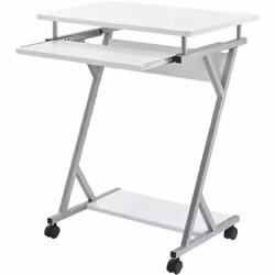 Bureau d'ordinateur roulant Grâce à notre table informatique roulante, vous pouvez facilement déplacer et cous permet de trav ...