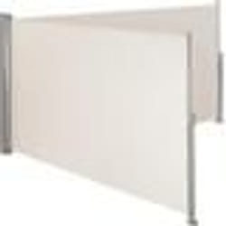 Auvent store latéral - Helloshop26 - 2208131 - Beige - 200 x 600 cm - Densité 220 g/m²