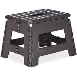 Tabouret pliable transportable m 120 kg noir