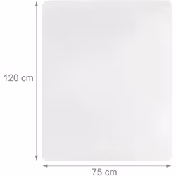 Propriétés Pour bureau: surface protection du sol pour votre chaise - Surface lisse pour rouler dessus Transparent: idéal pou ...