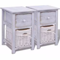 Ajoutez une touche de charme rustique à votre maison avec ces tables de chevet ! Elles peuvent être utilisées aussi comme sup ...