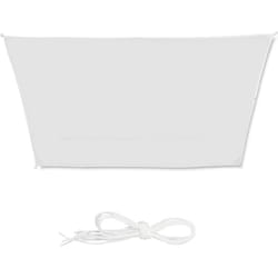 Helloshop26 - Voile d'ombrage trapèze 3 x 4 x 2 m blanc