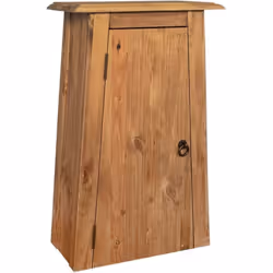 Cette armoire murale de style rétro ajoutera une touche de charme rustique à votre salle de bain. L'armoire robuste et durabl ...