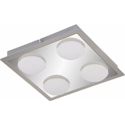 Décoshop26 - Plafonnier led Briloner plafonnier lampe de salle de bain, avec ampoule à 4 lumières 040001382