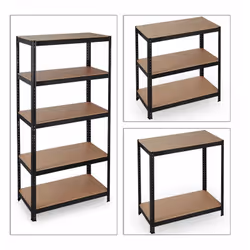 Étagère de rangement charge lourde - Dimensions HxlxP: env. 180 x 90 x 45 cm - Capacité de charge : env. 1325 kg - Capacité d ...