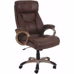 Chaise de bureau pivotante aspect daim taupe-marron Cette chaise de bureau au design vintage est non seulement attrayante vis ...