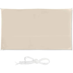 Helloshop26 - Voile d'ombrage rectangle 2 x 4 m beige