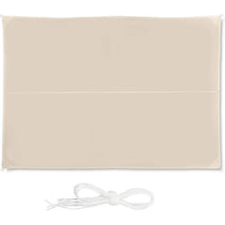 Voile d ombrage rectangle 3 x 4 m beige