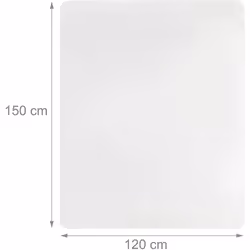 Propriétés Pour bureau: surface protection du sol pour votre chaise - Surface lisse pour rouler dessus Transparent: idéal pou ...