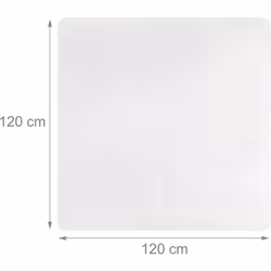 Propriétés Pour bureau: surface protection du sol pour votre chaise - Surface lisse pour rouler dessus Transparent: idéal pou ...