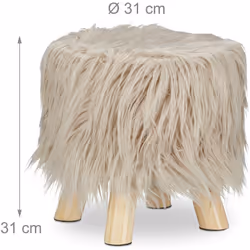 Propriétés Confortable : assise agréable pour les filles et les garçons - Plusieurs couleurs Très moelleux: les longs faux po ...