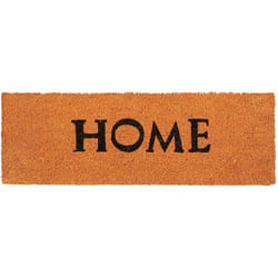 Helloshop26 - Paillasson tapis de sol porte d'entrée essuie-pieds fibres de coco home orange