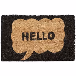 Détails sur le mini paillasson enfants • Dimensions H x l x P: 1,5 x 40 x 25 cm • Poids: 0,5 kg • Face supérieure en fibres d ...