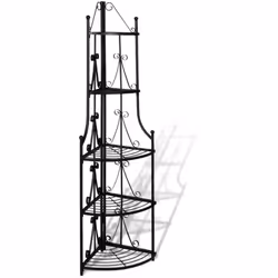 Etagère d'angle pour plantes. Pour usage intérieur ou extérieur. Caractéristiques techniques : Dimensions : 36 x 160 cm Matér ...