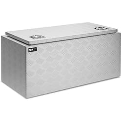 Helloshop26 - Coffre de rangement aluminium 91 x 44,5 x 43 cm 119 litres