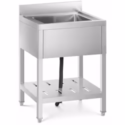 Matériau Acier inoxydable Dimensions de l'évier professionnel (Lxl) 60 x 60 cm Dimensions du bac (Lxl) 40 x 40 cm Profondeur  ...