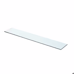 Panneau pour etagere verre transparent 70 x 12 cm