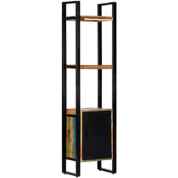 Tagère armoire meuble design bibliothèque 171 cm bois de récupération solide