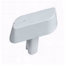 Manette blanche pour four, cuisinière DE DIETRICH 76X4666 Appareils compatibles : [FOUR, CUISINIÈRE DE DIETRICH: ] FB4448E1,  ...