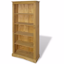 Cette bibliothèque en bois de haute qualité dégage un charme rustique mexicain qui en fera un accessoire intemporel à votre b ...