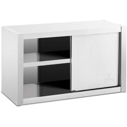 Armoire murale en inox haute de cuisine placard rangement professionnelle - 100 x 45 cm