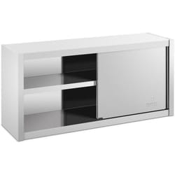 Armoire murale en inox haute de cuisine placard rangement professionnelle - 120 x 45 cm