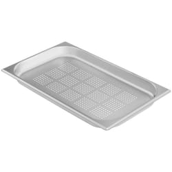 Bac récipient contenant gastro acier inoxydable gn - 1/1 - 40 mm perforé