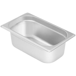 Bac récipient contenant gastro acier inoxydable GN - 1/4 - 100 mm