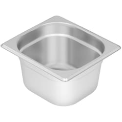 Bac récipient contenant gastro acier inoxydable gn - 1/6 - 100 mm