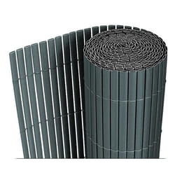 Clôture brise vue brise vente PVC 90 x 300 cm gris