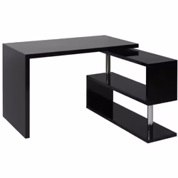 L'aspect brillant de l'avant et de l'arrière fait de ce bureau un véritable accroche-regard et peut facilement être placé au  ...
