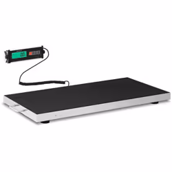 Matériau du boîtier de l’écran Aluminium Matériau du plateau de pesée Inox Tension / fréquence 230 V / 50 Hz Alimentation éle ...