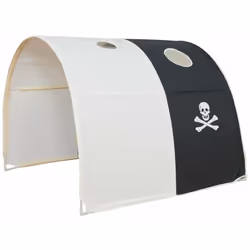 Tunnel de lit pour lit superposé motif pirate Facile à assembler La structure du tunnel est constitué de tiges en plastique M ...