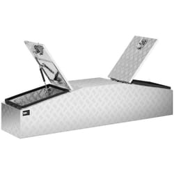 Coffre de rangement aluminium 177 x 40 x 40 cm 280 litres avec serrure