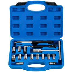 Helloshop26 - Coffret de rectification et de nettoyage de siège d'injecteur auto voiture 17 pièces