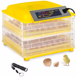 Matériau Plastique Puissance 120 W Tension / fréquence 230 V / 50 Hz Capacité – œufs poule / de pigeon / de caille / d’oiseau ...