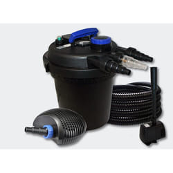 Kit filtration bassin pression 10000l 11 Watts UVC 20 Watts Pompe Tuyau Fontaine