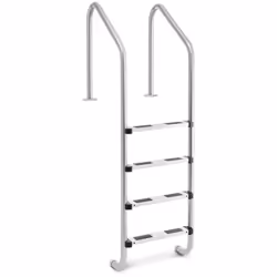Matériaux Acier inoxydable, plastique Charge maximale admissible 180 kg Nombre de marches 4 Profondeur des marches 7,5 cm Esp ...
