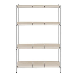 Étagère - Professionnel - 120 x 60 x 180 cm - Charge lourde 1000 kg - 4 tablettes - Métallique