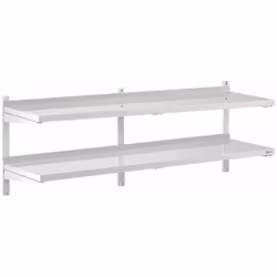 Matériau Acier inoxydable Épaisseur des tablettes 3,5 cm Longueur des tablettes 180 cm Profondeur des tablettes 40 cm Capacit ...