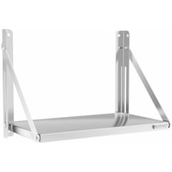 Helloshop26 - tagère murale professionnel pliable acier inoxydable 60 x 30 cm 40 kg
