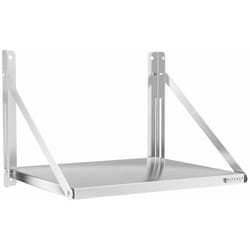 Tagère murale professionnel pliable acier inoxydable 60 x 45 cm 40 kg
