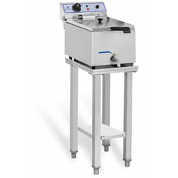 Friteuse électrique professionnelle restaurant 1 x 17 litres avec support