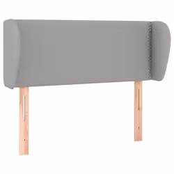 Tête de lit - Non spécifié - 93x23x78/88 cm - Tissu gris clair - Style classique - Réglable en hauteur