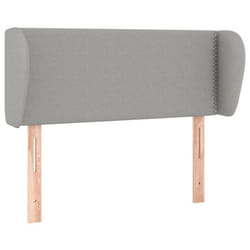 Tête de lit - Non spécifié - 93x23x78/88 cm - Tissu gris clair - Style classique - Réglable en hauteur