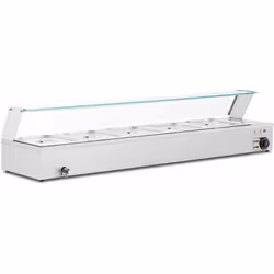 Un assortiment de plats chauds présentés de la meilleure manière qui soit, grâce à un bain-marie professionnel Il accueille 5 ...