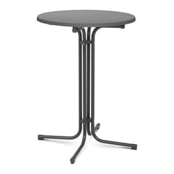 Table mange debout - Non spécifié - Pliable - Ø 80 cm - Hauteur 110 cm - Gris mat