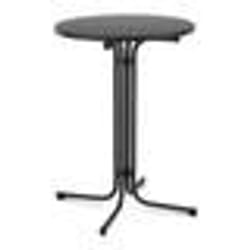 Mange debout table pliable pliant diametre 80 cm noir